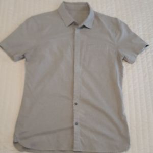 Lululemon Short Sleeve Button Down Shirt